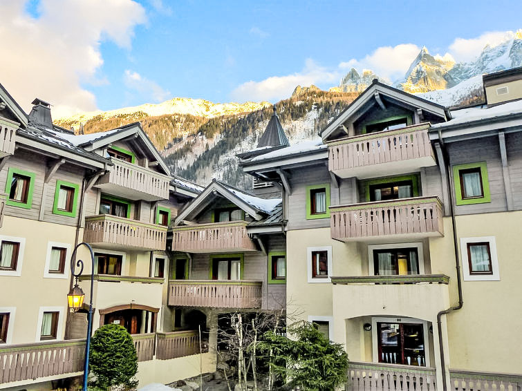 Foto van exterieur van Appartement Chamonixin de winter