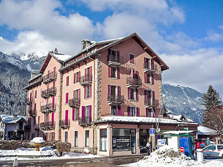 Foto van exterieur van Appartement Chamonixin de winter