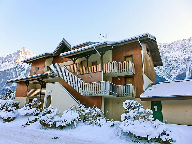Foto van exterieur van Appartement Les Houchesin de winter