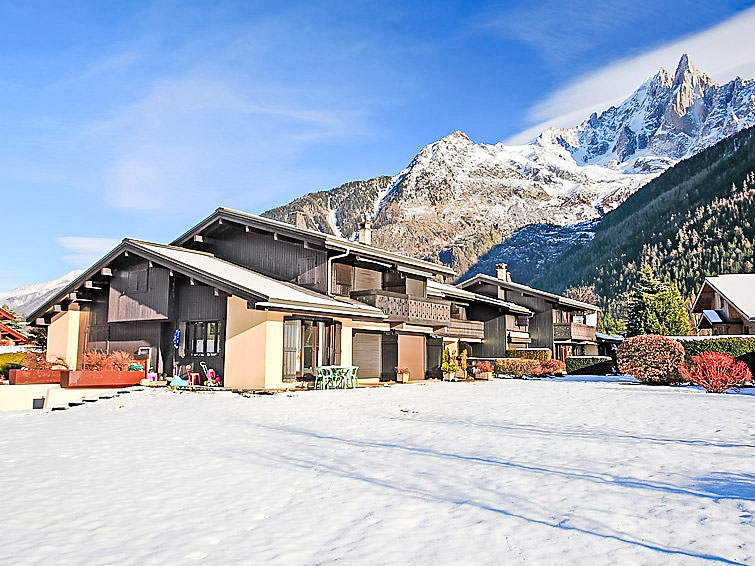 Foto van exterieur van Appartement Chamonix - Les Prazin de winter