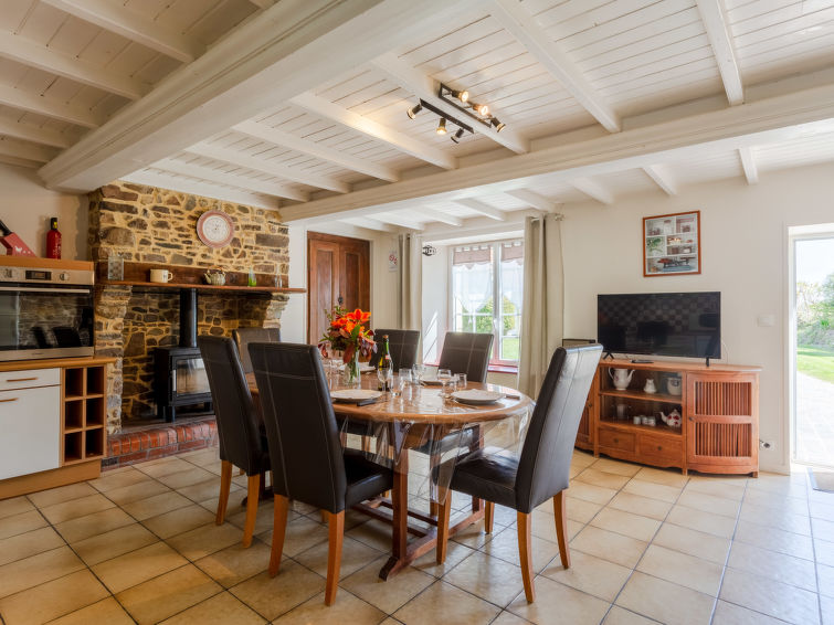 Foto van wonen van Vakantiehuis Créances Foto van wonen van Vakantiehuis Créances