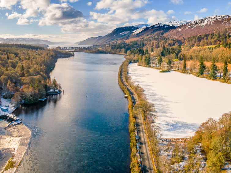 Foto van omgeving van Vakantiehuis Drumnadrochitin de winter