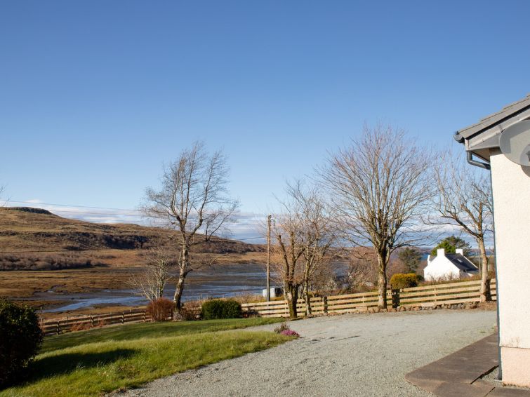 Foto van exterieur van Vakantiehuis Isle of Skyein de winter