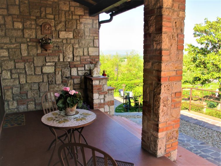 Foto van exterieur van Vakantiehuis San Gimignanoin de winter