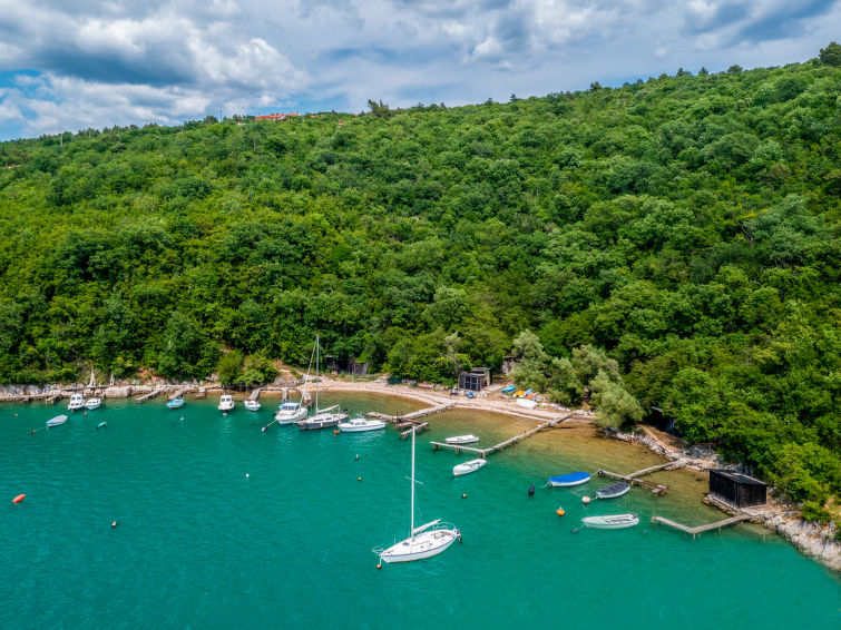 Foto van omgeving van Vakantiehuis Rabac/Sveti Lovrec Labinskiin de winter