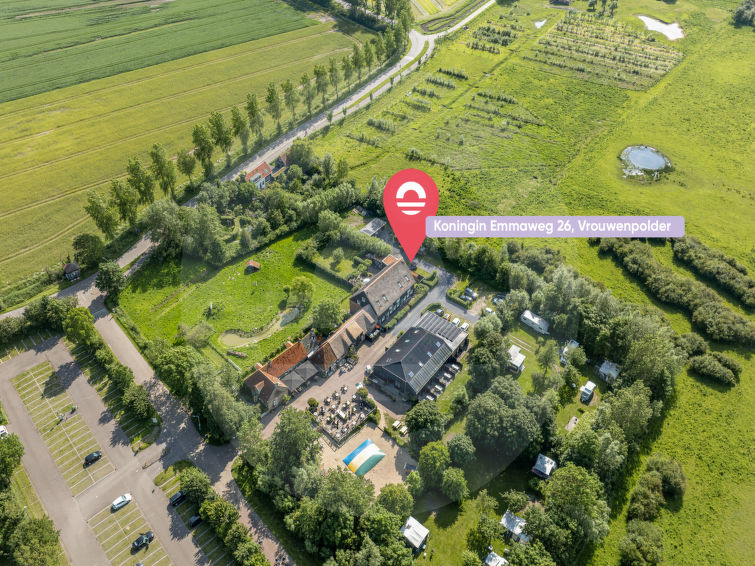 Foto van exterieur van Vakantiehuis Vrouwenpolder
