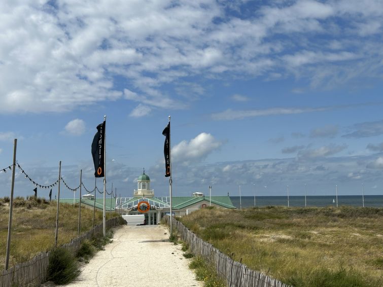 Foto van exterieur van Vakantiehuis Noordwijkin de winter