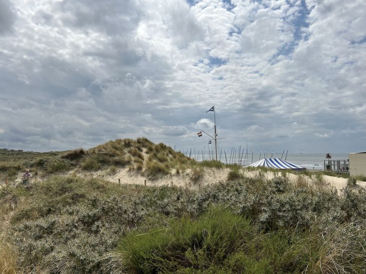 Foto van exterieur van Vakantiehuis Noordwijkin de winter