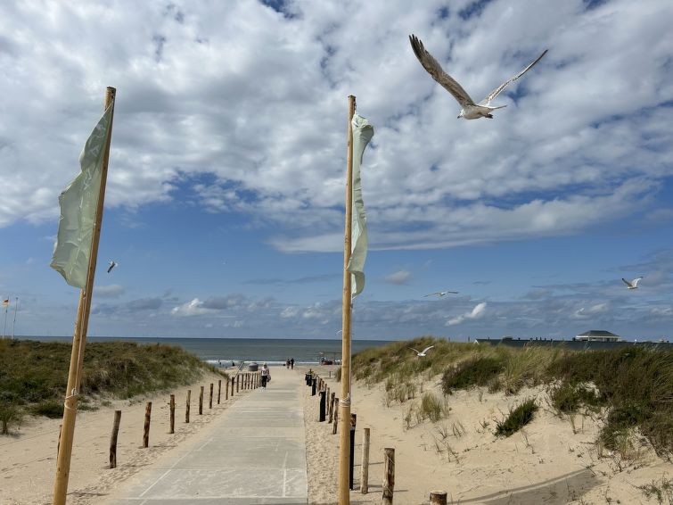 Foto van exterieur van Vakantiehuis Noordwijkin de winter