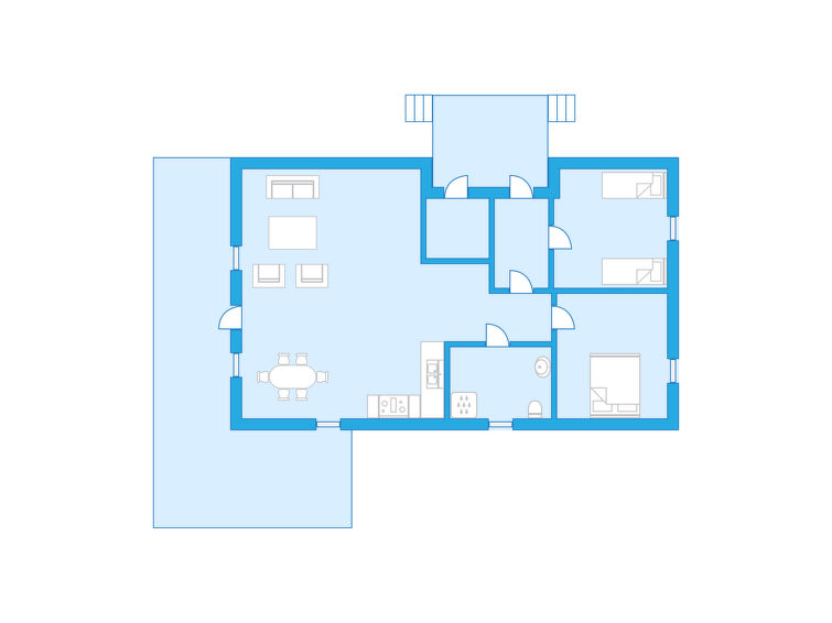 Foto van wonen van Vakantiehuis Tjoflot