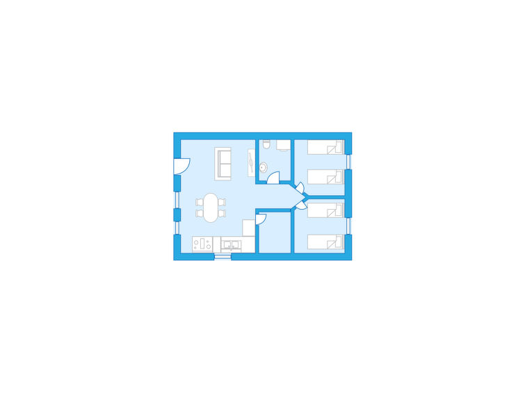 Foto van wonen van Appartement Uggdal