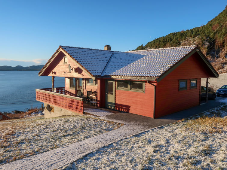 Foto van exterieur van Appartement Førdein de winter Foto van exterieur van Appartement Førdein de winter