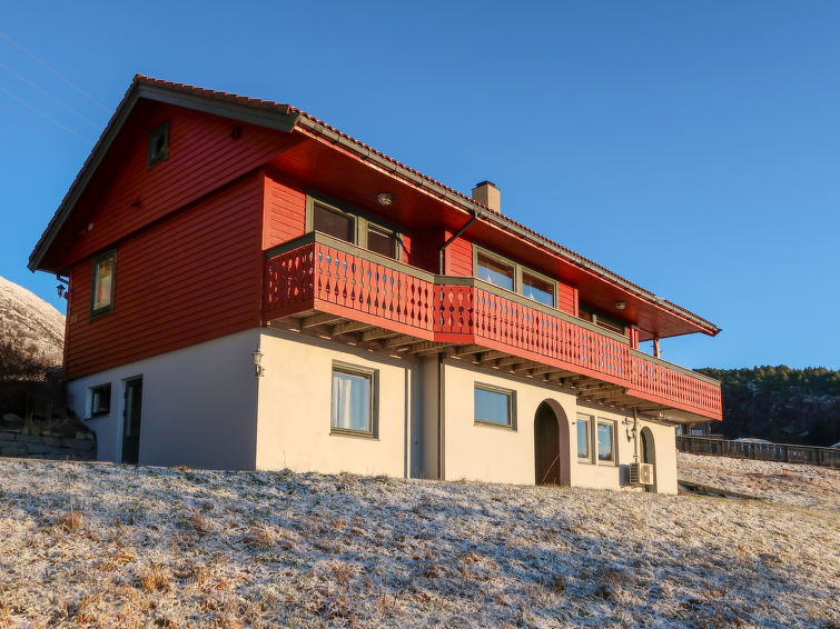 Foto van exterieur van Appartement Førdein de winter Foto van exterieur van Appartement Førdein de winter