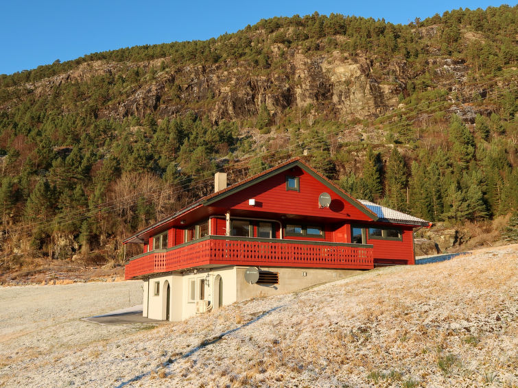 Foto van exterieur van Appartement Førdein de winter Foto van exterieur van Appartement Førdein de winter