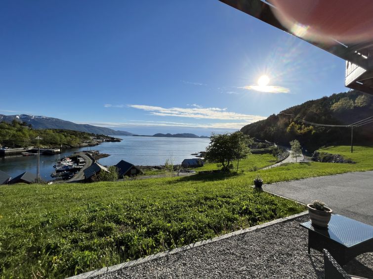 Foto van exterieur van Appartement Førdein de winter Foto van exterieur van Appartement Førdein de winter