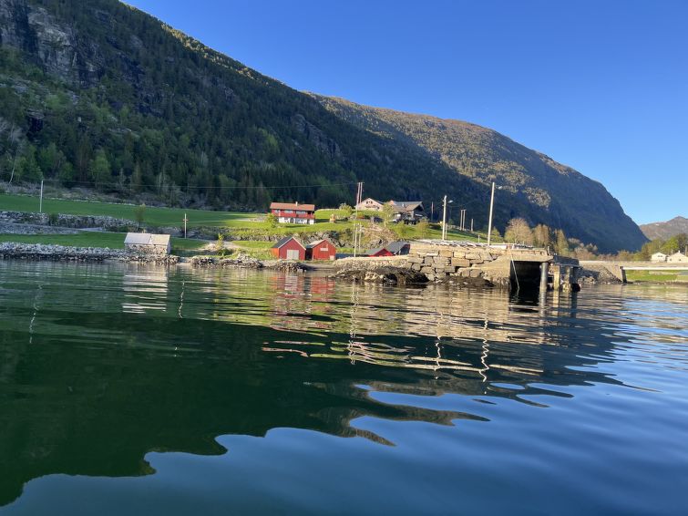 Foto van exterieur van Appartement Førdein de winter Foto van exterieur van Appartement Førdein de winter