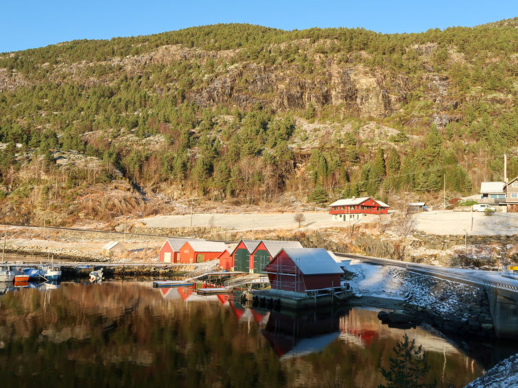 Foto van exterieur van Appartement Førdein de winter Foto van exterieur van Appartement Førdein de winter