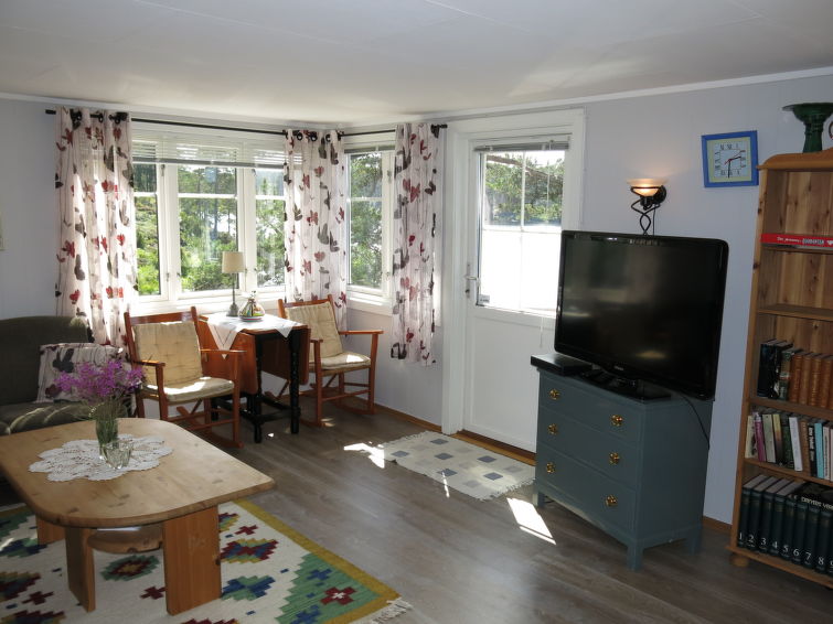 Foto van wonen van Vakantiehuis Vatnestrøm Foto van wonen van Vakantiehuis Vatnestrøm