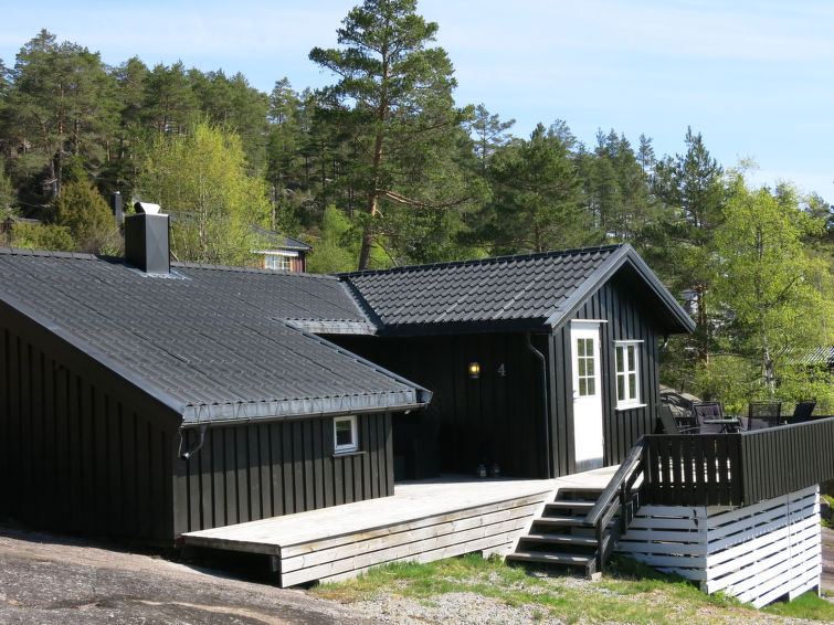 Foto van exterieur van Vakantiehuis Eikerapenin de winter