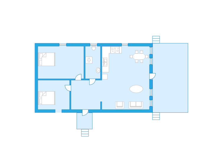 Foto van wonen van Vakantiehuis Olofström Foto van wonen van Vakantiehuis Olofström