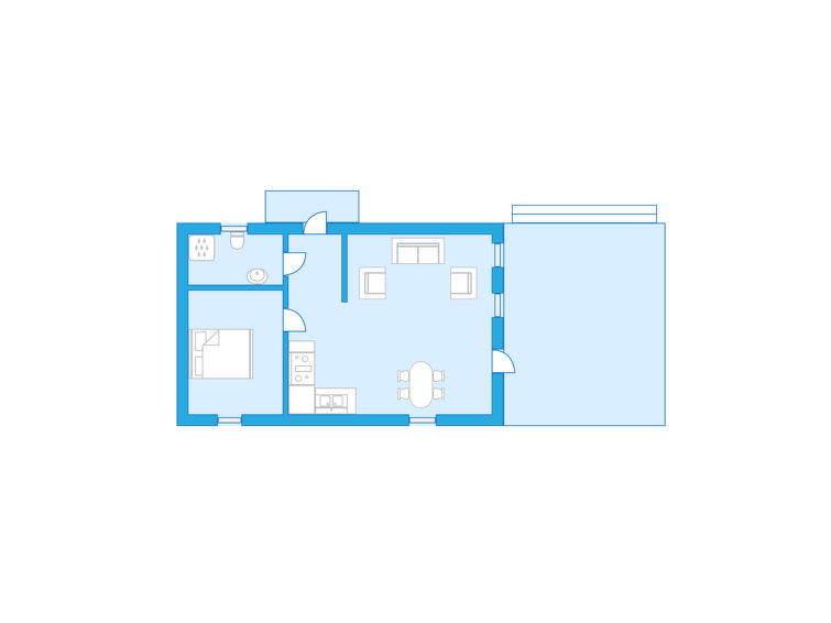 Foto van wonen van Vakantiehuis Bromölla Foto van wonen van Vakantiehuis Bromölla