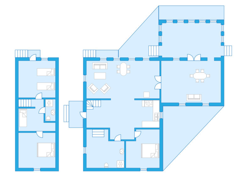 Foto van wonen van Vakantiehuis Strömsnäsbruk Foto van wonen van Vakantiehuis Strömsnäsbruk
