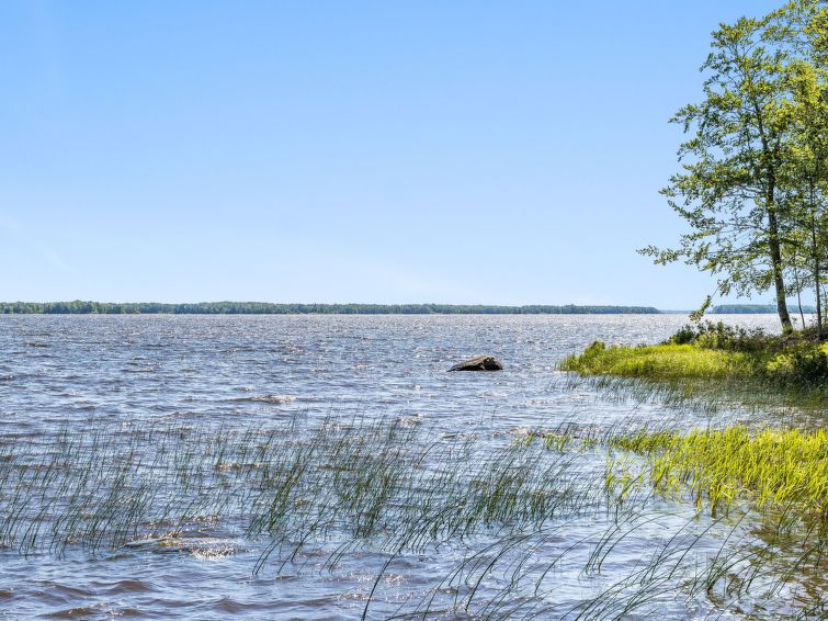 Foto van exterieur van Vakantiehuis Kalvsvikin de winter Foto van exterieur van Vakantiehuis Kalvsvikin de winter