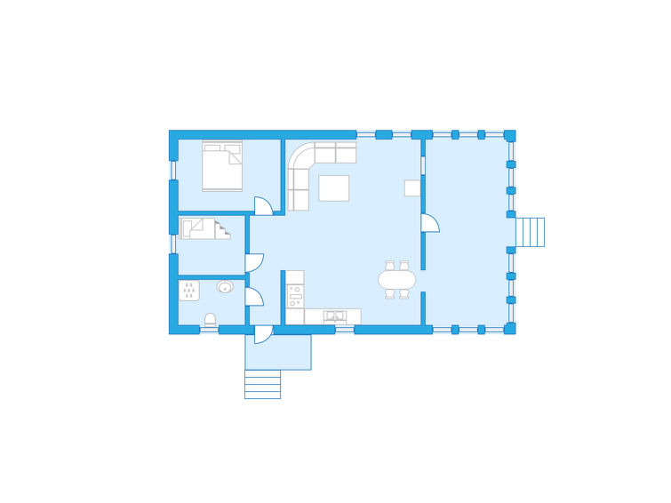 Foto van wonen van Vakantiehuis Kalvsvik Foto van wonen van Vakantiehuis Kalvsvik