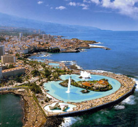 Waterpark Lago de Martianez in Puerto de la Cruz op Tenerife