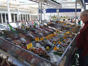 Zelf verse vis uitkiezen in de restaurants in Calpe