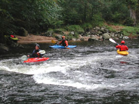 Kanon op de rivier Exe.