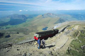 Met het treintje door Snowdonia