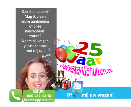 Vraag? Vakantiegids? Nieuwsbrief?