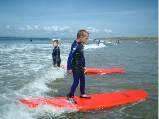 Surfen bij Lahinch