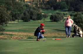 Golfen bij de Is Molas Golf club