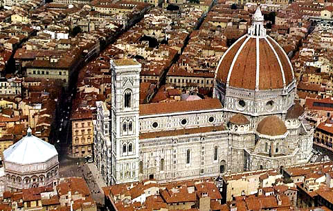 'Firenze' met dominerend symbool de 'Duomo'