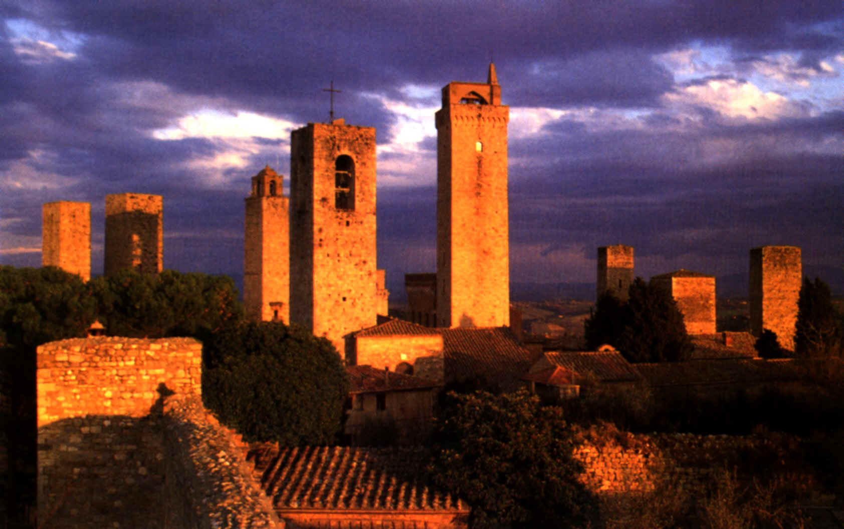 De torens van San Gimignano vormen 'de skyline van Toscane'