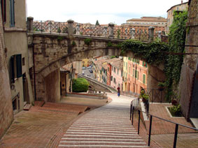 Pittoreske straatjes in Perugia